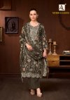 Mushk Kaleem By Alok Cambric Cotton Foil Printed Dress Material